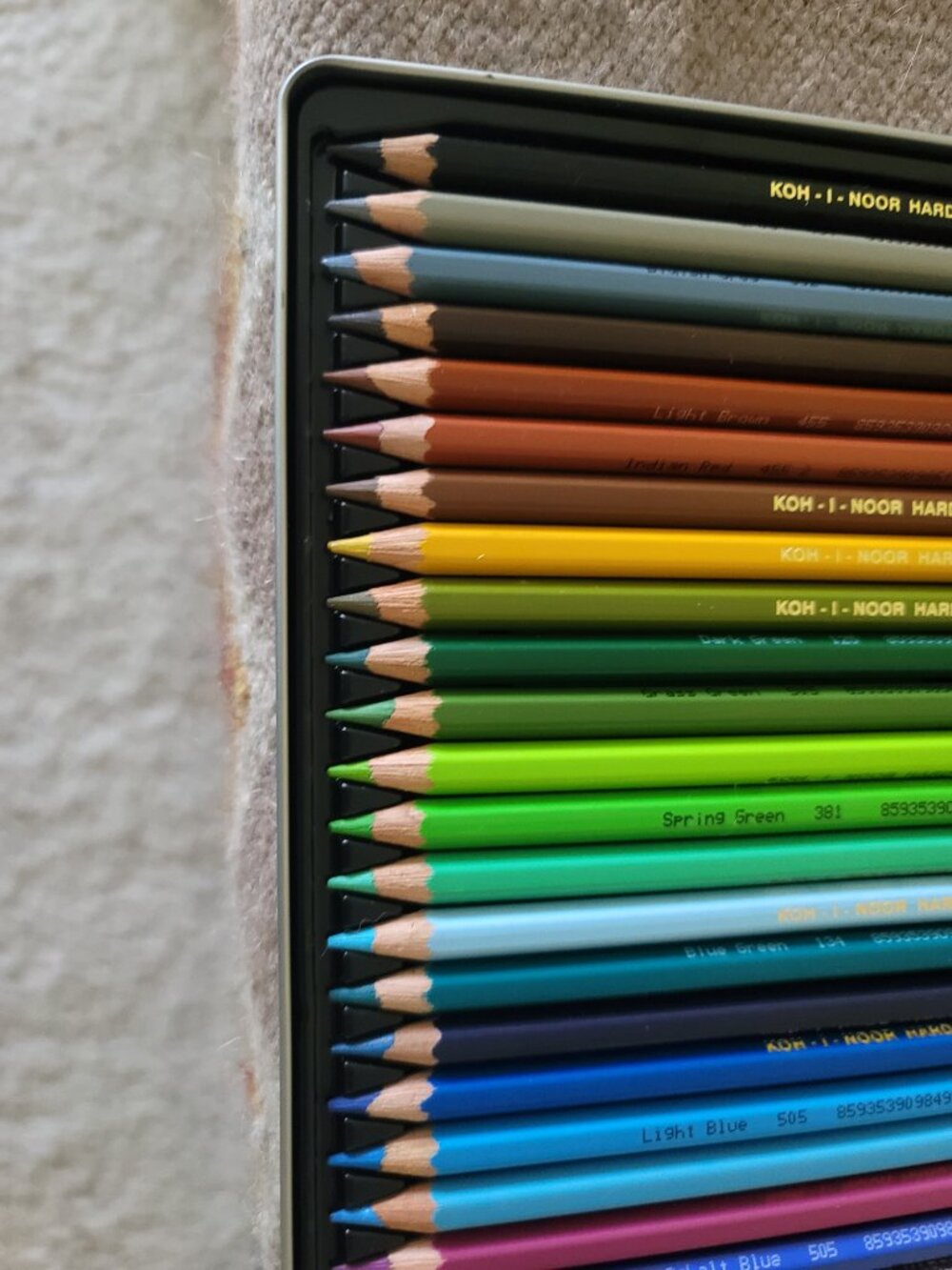 Koh I Noor Polycolor Colored Pencils 36 count lightly used - Picture 3 of 5